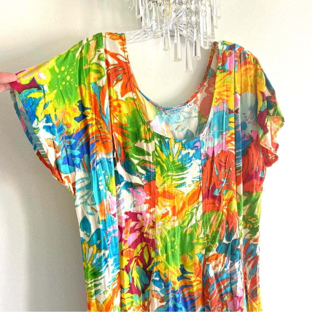 Jams World Multicolor Abstract Top - Picture 3 of 11